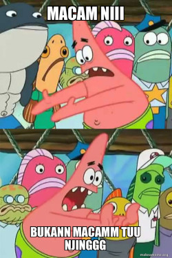 Push It Somewhere Else Patrick