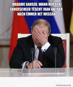 Putin Facepalm
