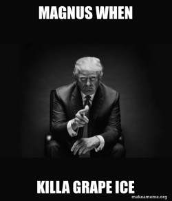 Trump Sitting In Chair - I Am In Their Way