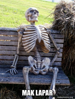 Waiting Skeleton