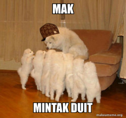 Scumbag Storytelling Dog