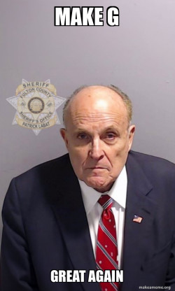 Rudy Giuliani Mugshot