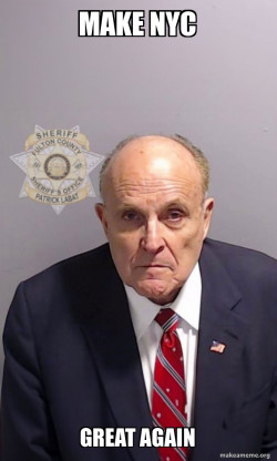 Rudy Giuliani Mugshot