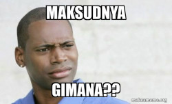 Confused Black Man