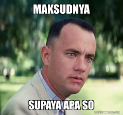 Forrest Gump just like that