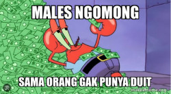 Mr Krabs Money