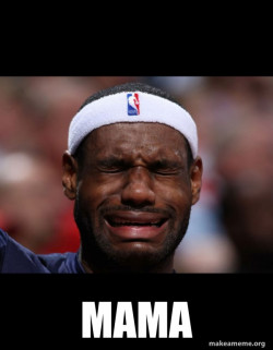Lebron Crying