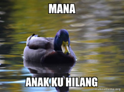 Kehilangan anaknya