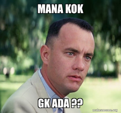 Forrest Gump just like that