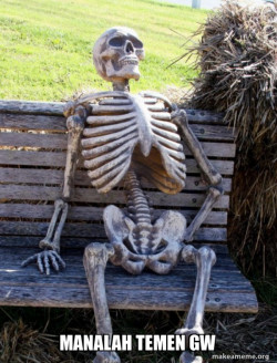 Waiting Skeleton