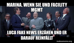 Dr Evil and Henchmen laughing - and then they said
