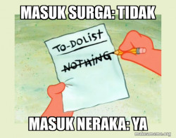 To Do List - Nothing