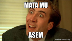 Sarcastic Nicholas Cage