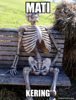 Waiting Skeleton