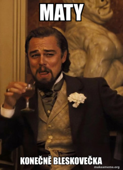 Leonardo DiCaprio Laughing Django