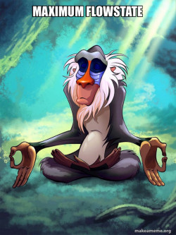 Rafiki Meditating - Lion King
