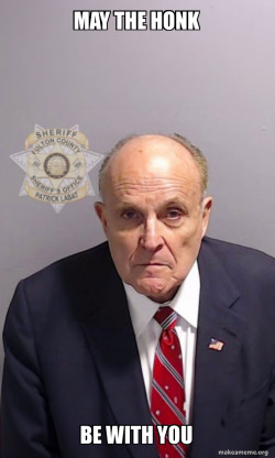 Rudy Giuliani Mugshot