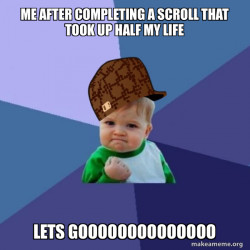 Scumbag Success Kid