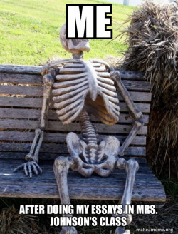 Waiting Skeleton