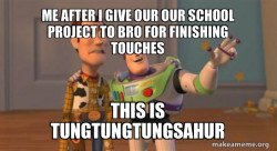Buzz and Woody (Toy Story) Meme