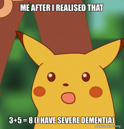 Surprised Pikachu