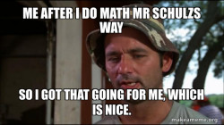 Bill Murry Caddyshack (So I got that going for me)