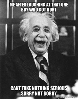 Laughing Albert Einstein