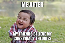 Evil, scheming toddler
