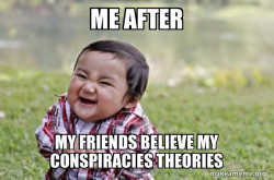Evil, scheming toddler