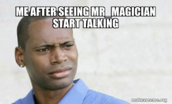 Confused Black Man