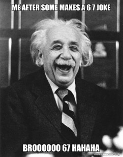 Laughing Albert Einstein