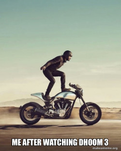 Keanu Reeves Stunt Bike