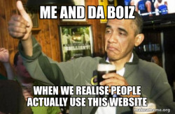 Upvote Obama