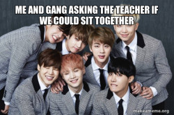 K-Pop Band BTS (Bangtan Boys)