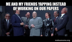 Dr Evil and Henchmen laughing - and then they said
