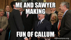 And then we told them