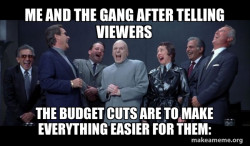 Dr Evil and Henchmen laughing - and then they said