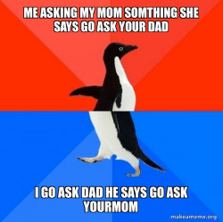 Socially Awesome Awkward Penguin