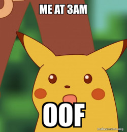 Surprised Pikachu