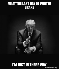 Trump Sitting In Chair - I Am In Their Way