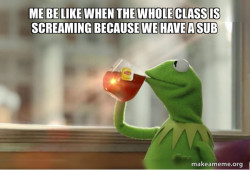 Kermit Drinking Tea