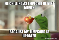 Kermit Drinking Tea