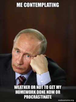Contemplative Putin