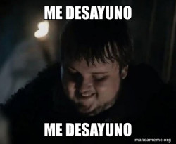 Me desayuno