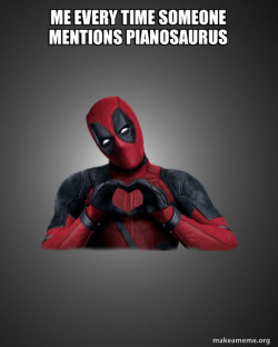 Deadpool Heart Hands