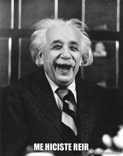 Laughing Albert Einstein