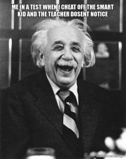Laughing Albert Einstein