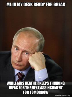 Contemplative Putin
