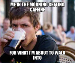 Lazy College Senior
