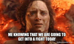 Frodo it's over it's done